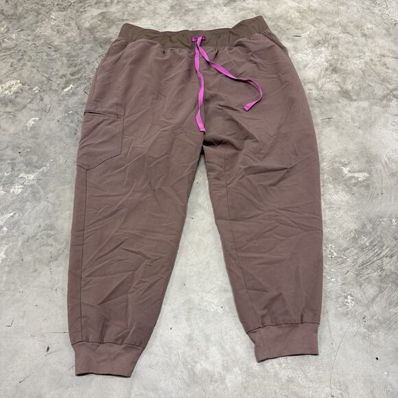 Figs Zamora Jogger Pant Scrub Bottom Women 3XL Purple Drawstring Waist 1SW200002 - Picture 1 of 8